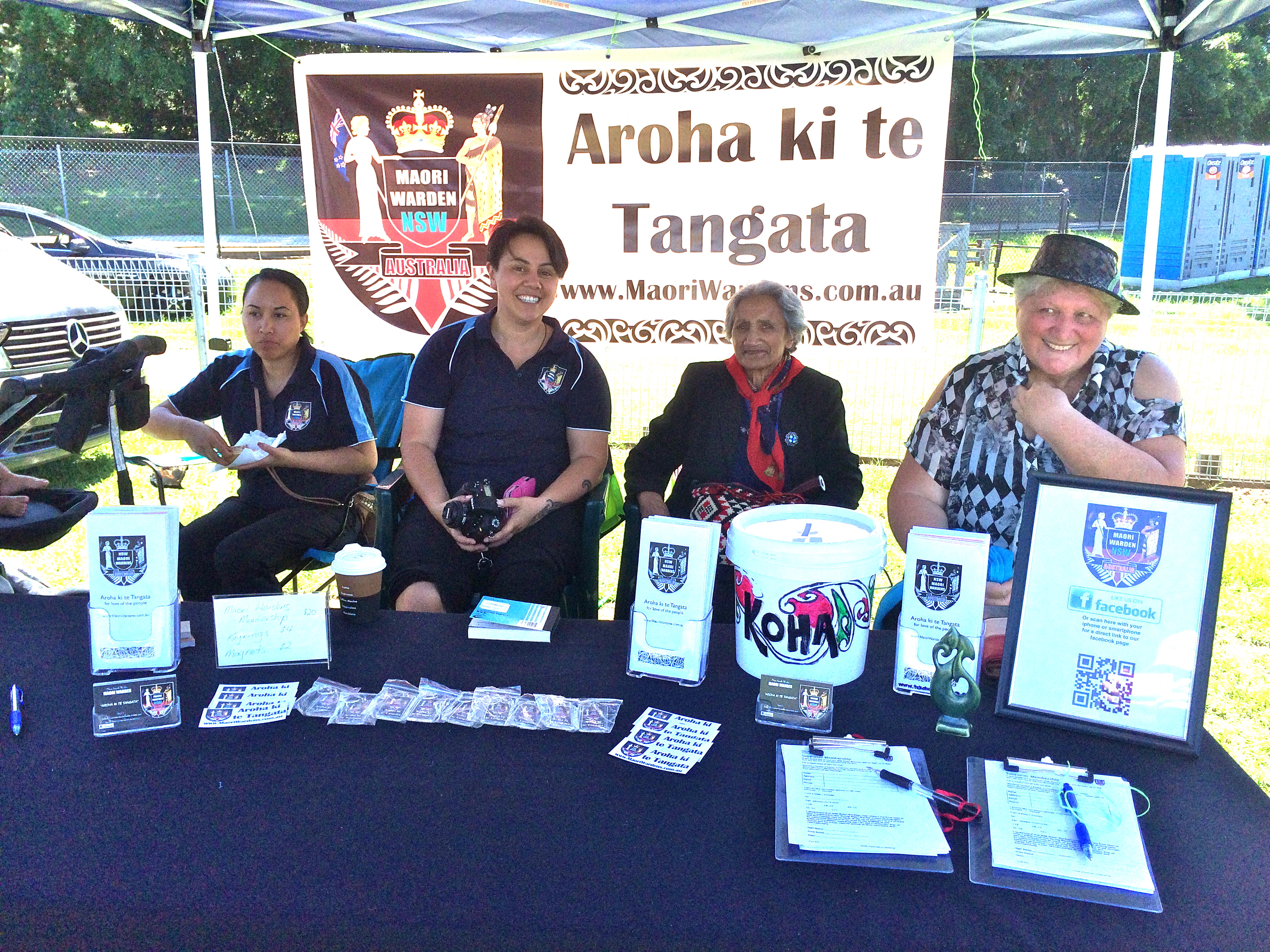 Our team with Kuia at Taki Toa