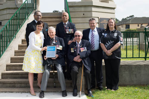 NSW Maori Wardens at the Presentation by Tanya DAVIES to NSWMRL